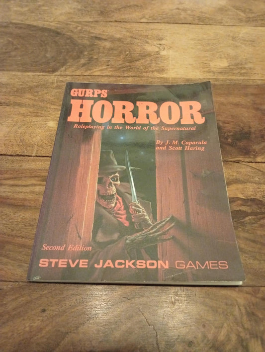 Gurps Horror 1st Ed Steve Jackson Games 1987