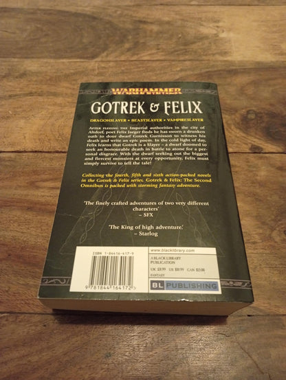 Warhammer Gotrek & Felix The Second Omnibus William King Black Library 2006