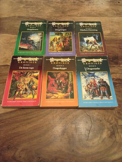 DragonLance Krøniker #1-2-3-4-5-6 Margaret Weis & Tracy Hickman