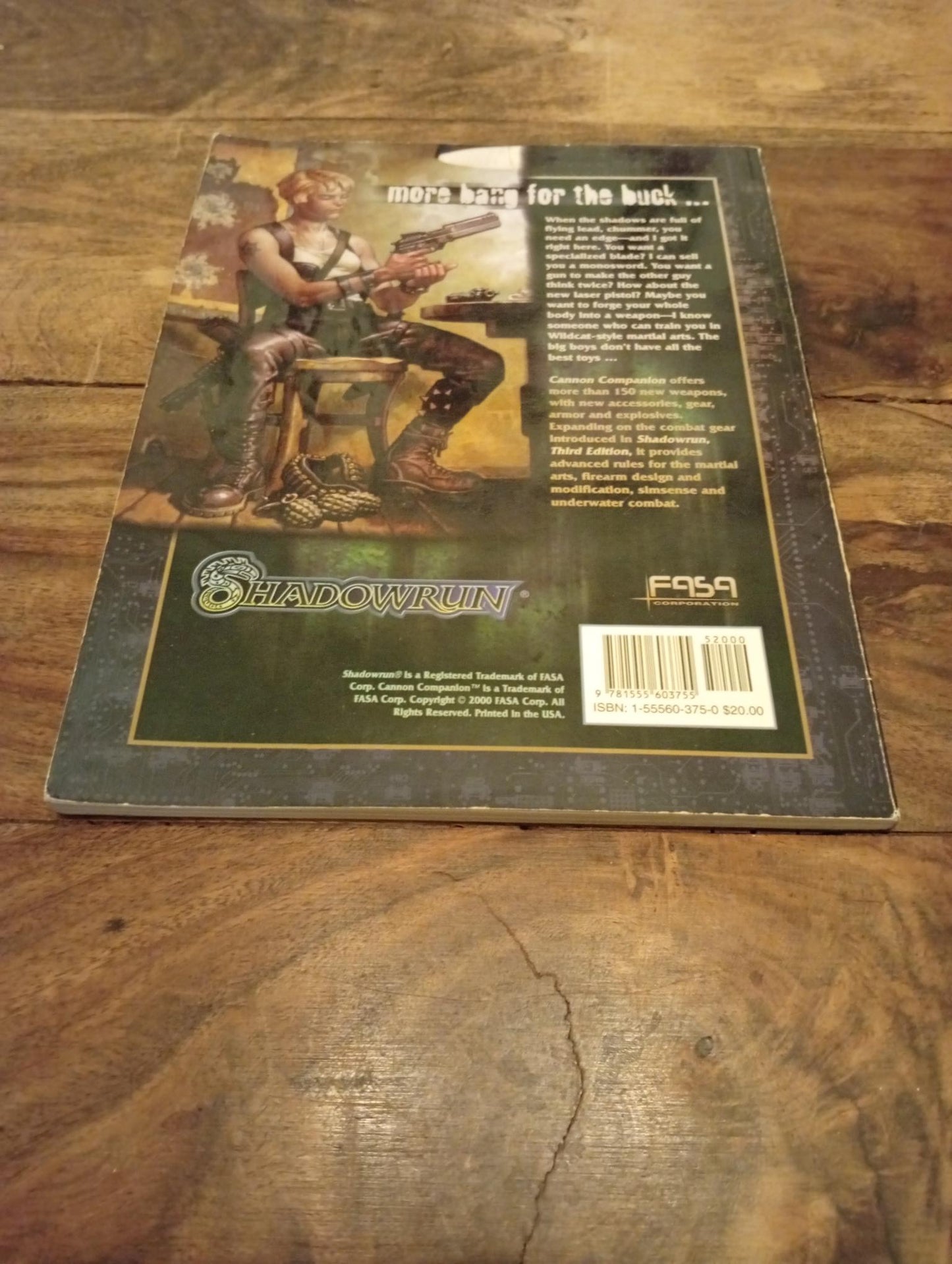 Shadowrun Cannon Companion FAS7908 Steve Jackson Games 2000