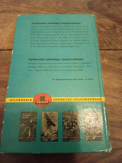 En verdensomsejling under havet Jules Verne Gyldendals Bogklubber 1981