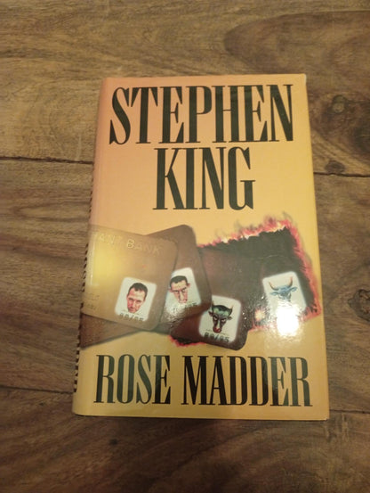 Rose Madder Stephen King Hardcover 1st Edition New England Library 1995
