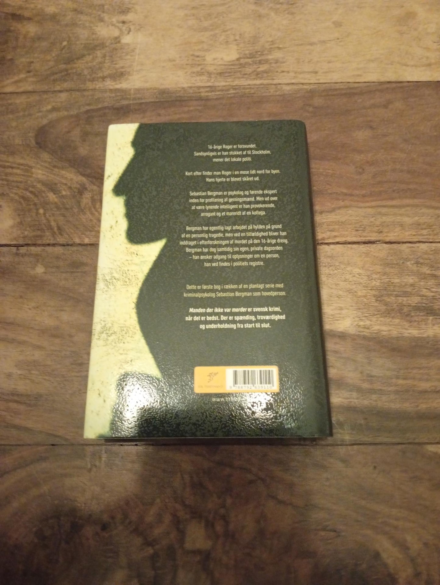 Manden der ikke var morder Hjorth Rosenfeldt Hardback Gyldendal 2010