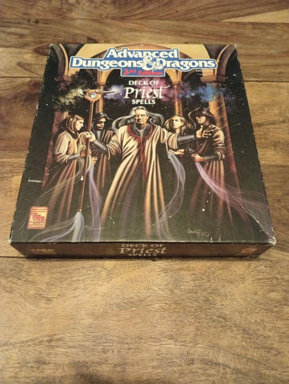 Deck of Priest Spells Box Set TSR 9362 Advanced Dungeons & Dragons 2nd Ed 1992