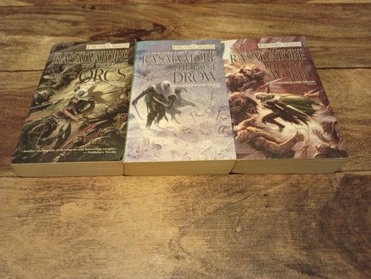 Forgotten Realms The Hunter's Blades Trilogy 1-2-3 R.A. Salvatore WOTC 2002 - 2004