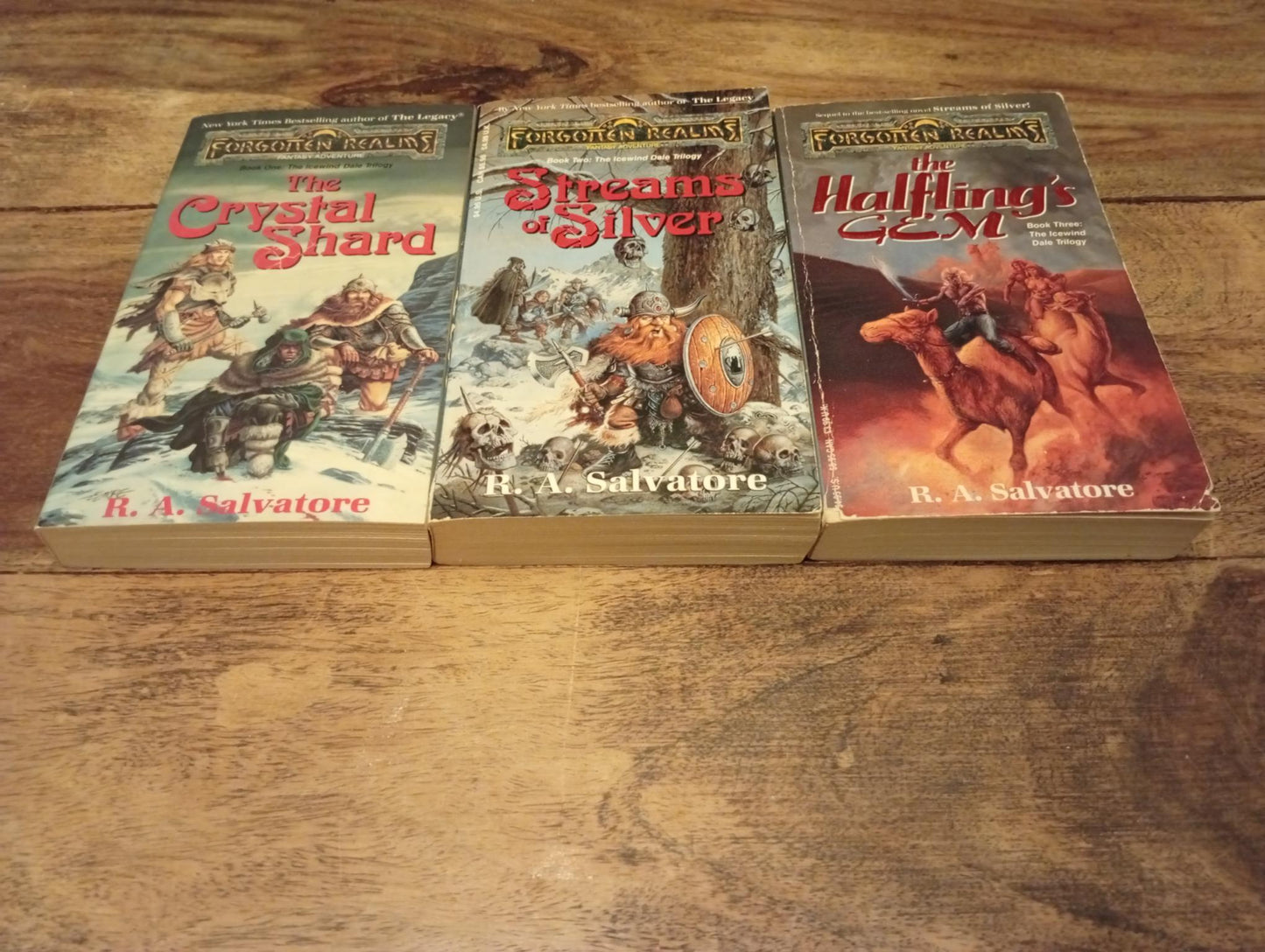 Forgotten Realms The Icewind Dale trilogy 1-2-3 R. A. Salvatore TSR 1988 - 1990