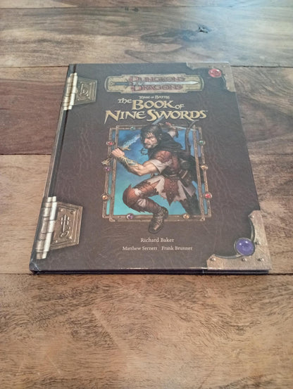 Dungeons & Dragons Tome of Battle The Book of Nine Swords 3.5 Wizards of the Coast 2006