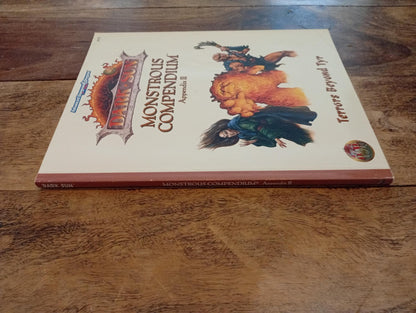 Dark Sun Monstrous Compendium Appendix II Terrors Beyond Tyr AD&D 2nd Ed TSR 1995