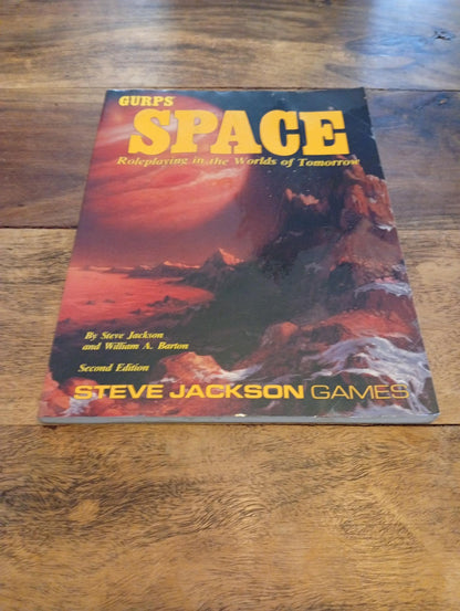 GURPS Space 2e 1st Printing Steve Jackson Games 1990