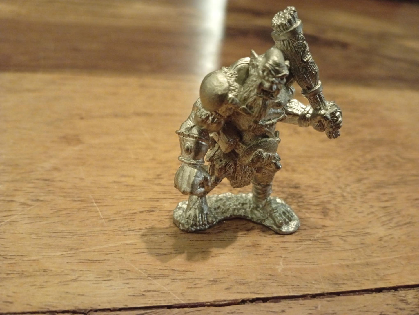 Warhammer Fantasy Ogre Chieftain Warrior Metal Unpainted Games Workshop