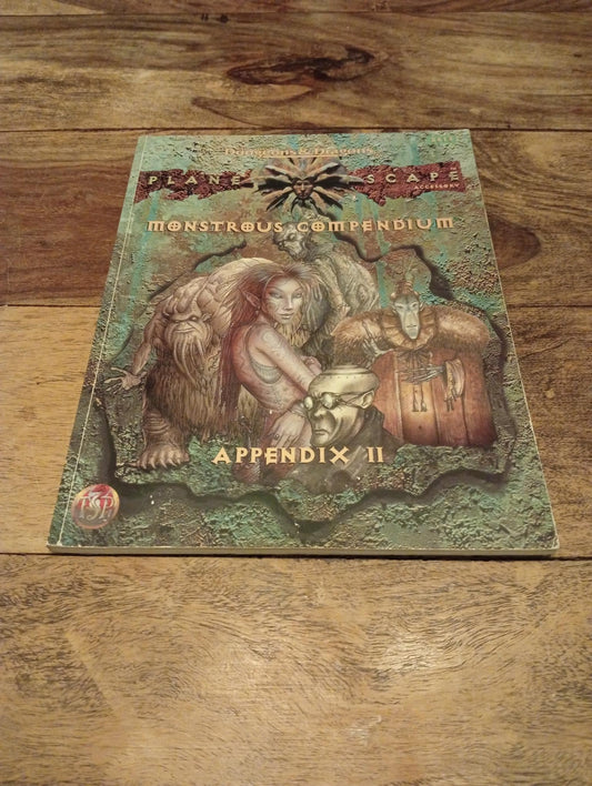 Planescape Monstrous Compendium Appendix II AD&D 2613 TSR 1995