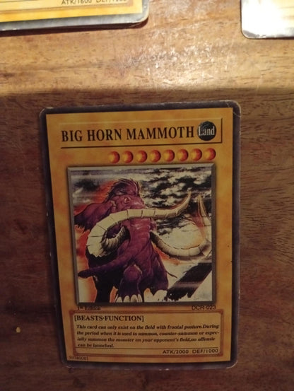 Yu-Gi-Oh! Big Horn Mammoth DCR-023