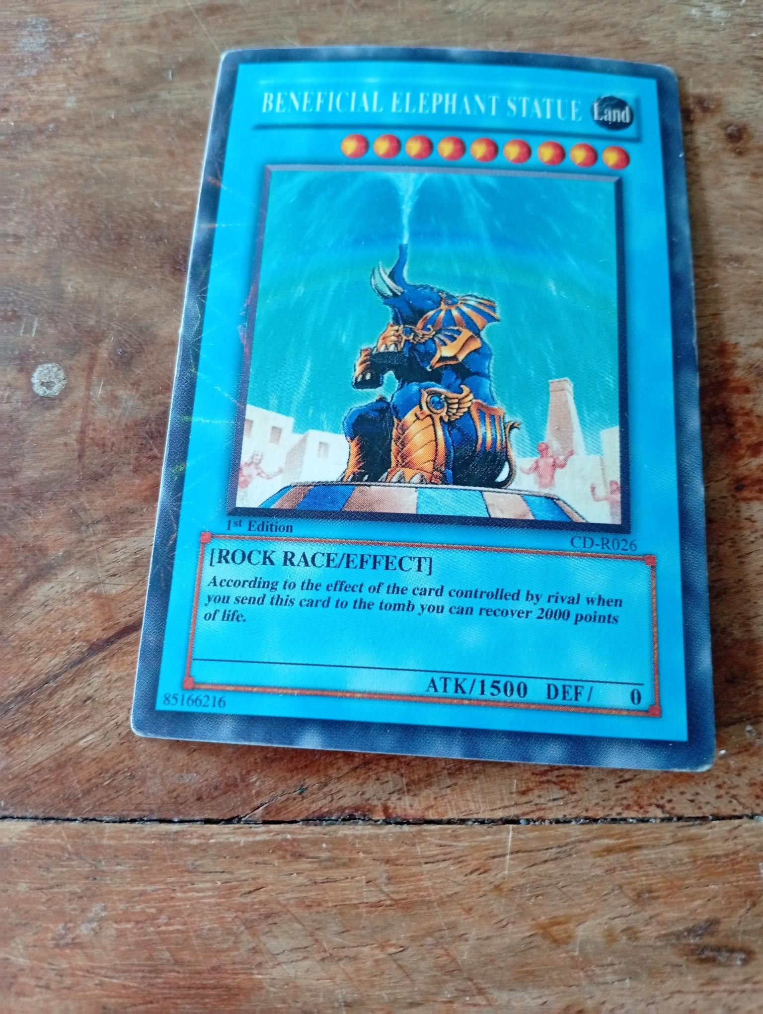 elephant yugioh card Yu-Gi-Oh! Benficial Elephant Statue CD-R026 – AllRoleplaying.com