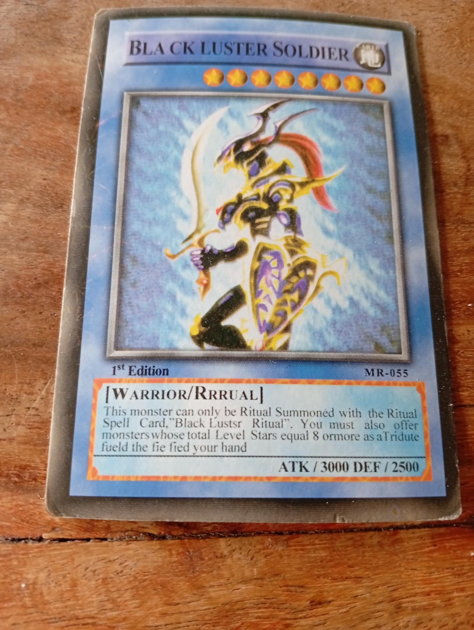 Yu-Gi-Oh! Black Luster Soldier MR-055 AllRoleplaying.com Yu-Gi-Oh! Black Luster Soldier MR-055 AllRoleplaying.com