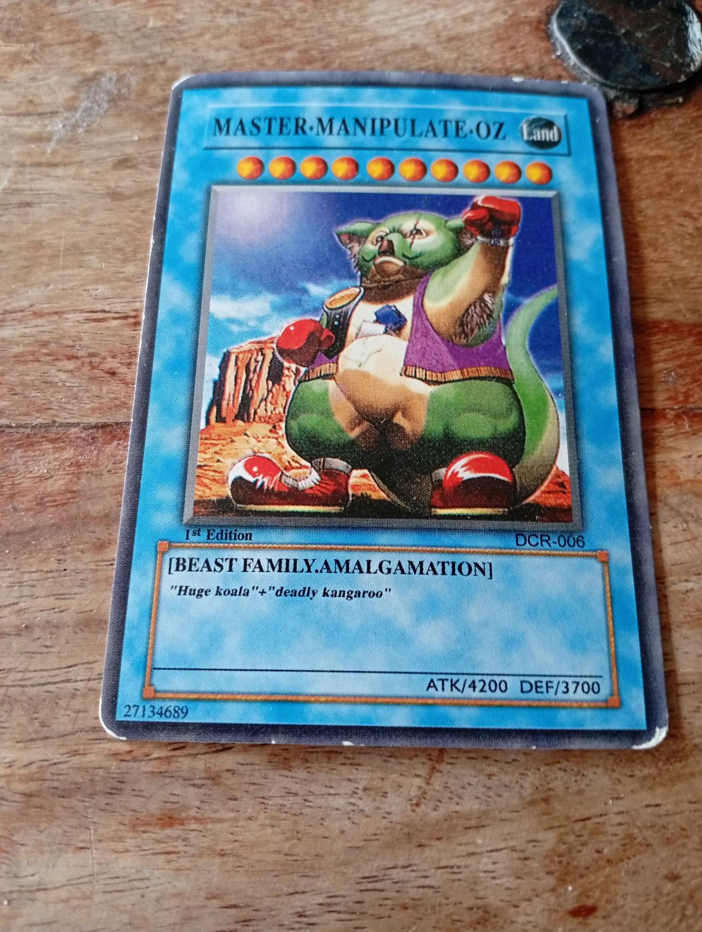 Yu-Gi-Oh! Master Manipulate Oz DCR-006