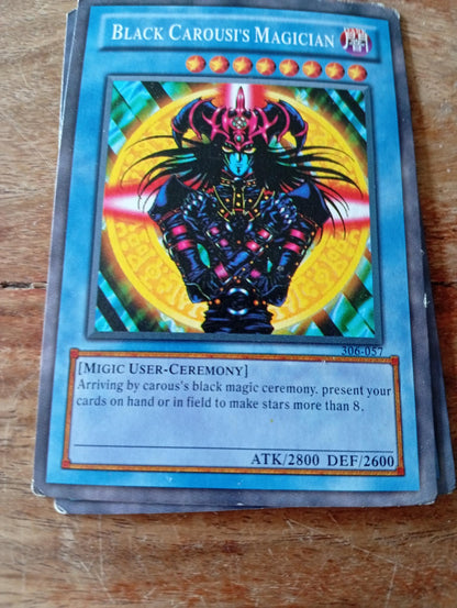 black yugioh card Yu-Gi-Oh! Black Carousi's Magician 306-057 – AllRoleplaying.com