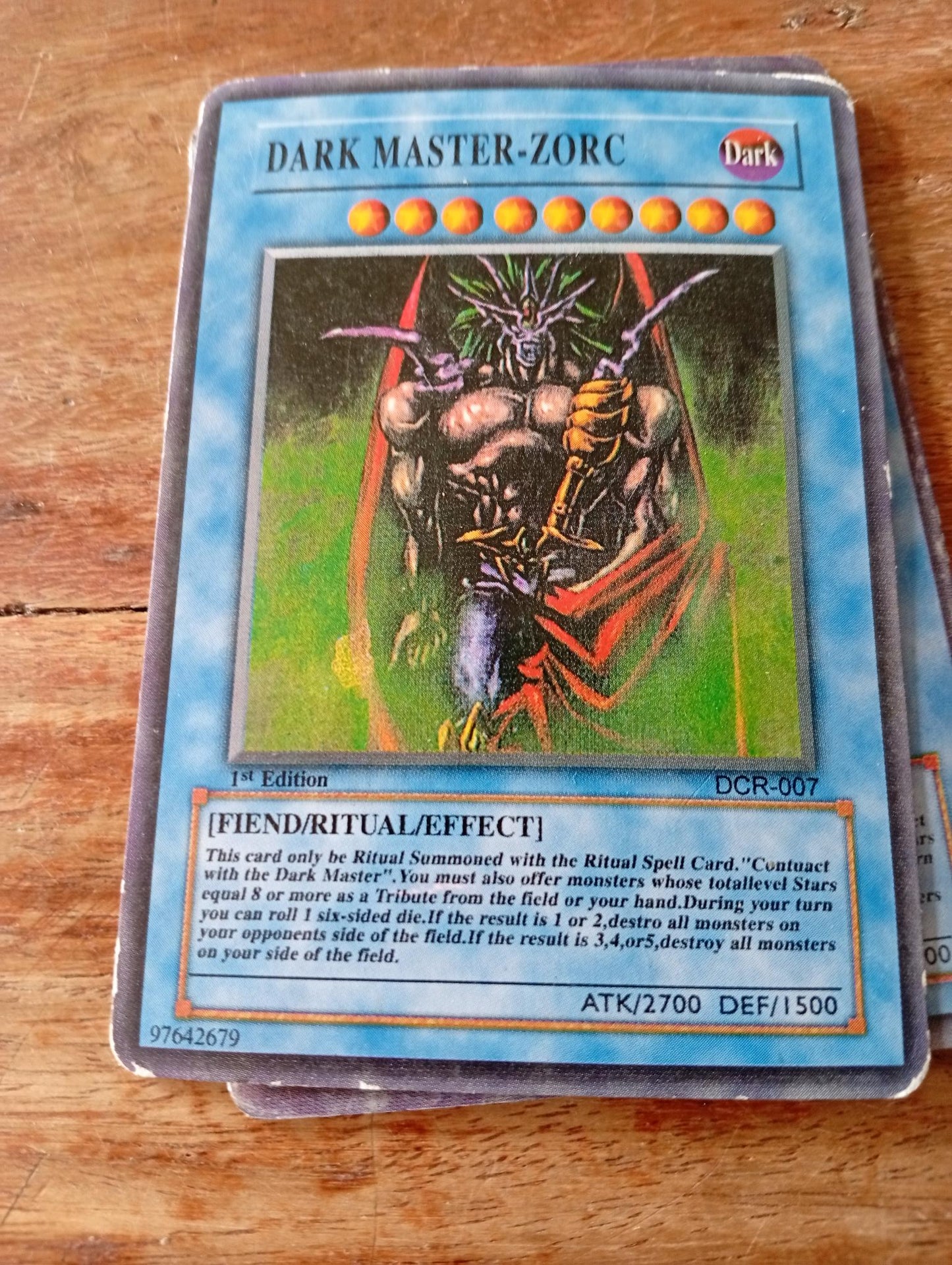 Yu-Gi-Oh! Dark Master - Zorc DCR-007