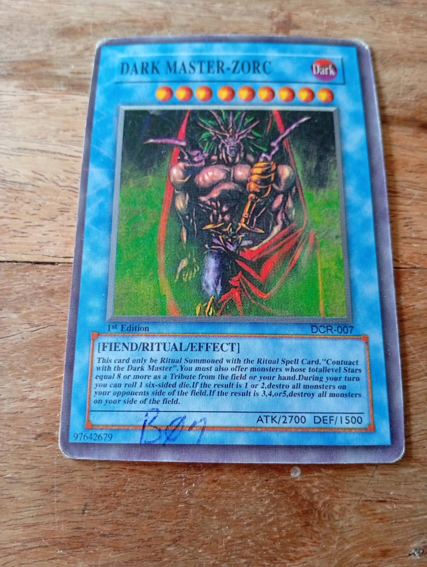 Yu-Gi-Oh! Dark Master - Zorc DCR-007