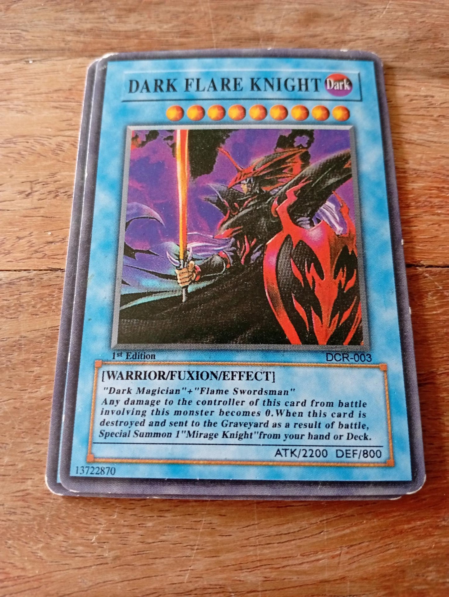 Yu-Gi-Oh! Dark Flare Knight DCR-003
