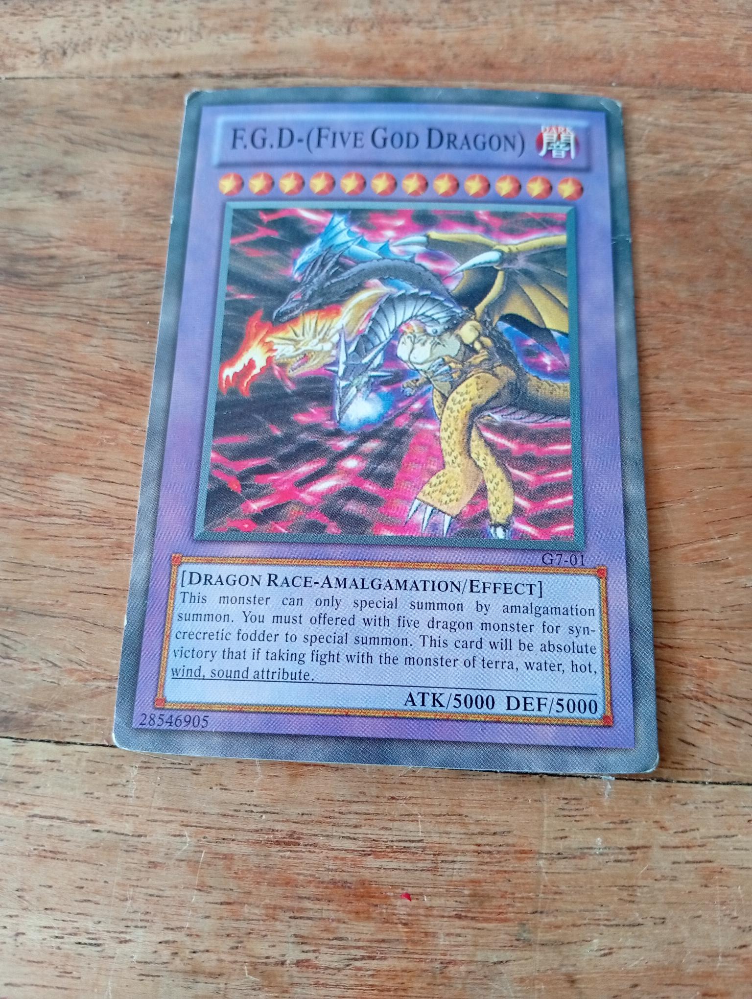 Yu-Gi-Oh! F.G.D. (Five God Dragon) G7-01 AllRoleplaying.com Yu-Gi-Oh! F.G.D. (Five God Dragon) G7-01 AllRoleplaying.com