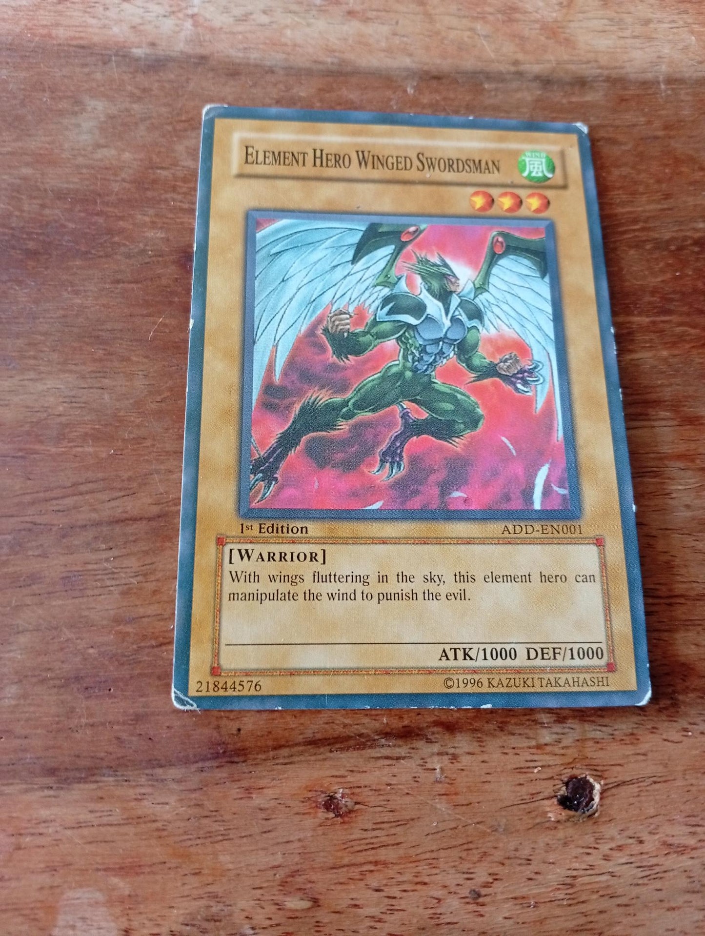 Yu-Gi-Oh! Element Hero Winged Swordsman EN-001