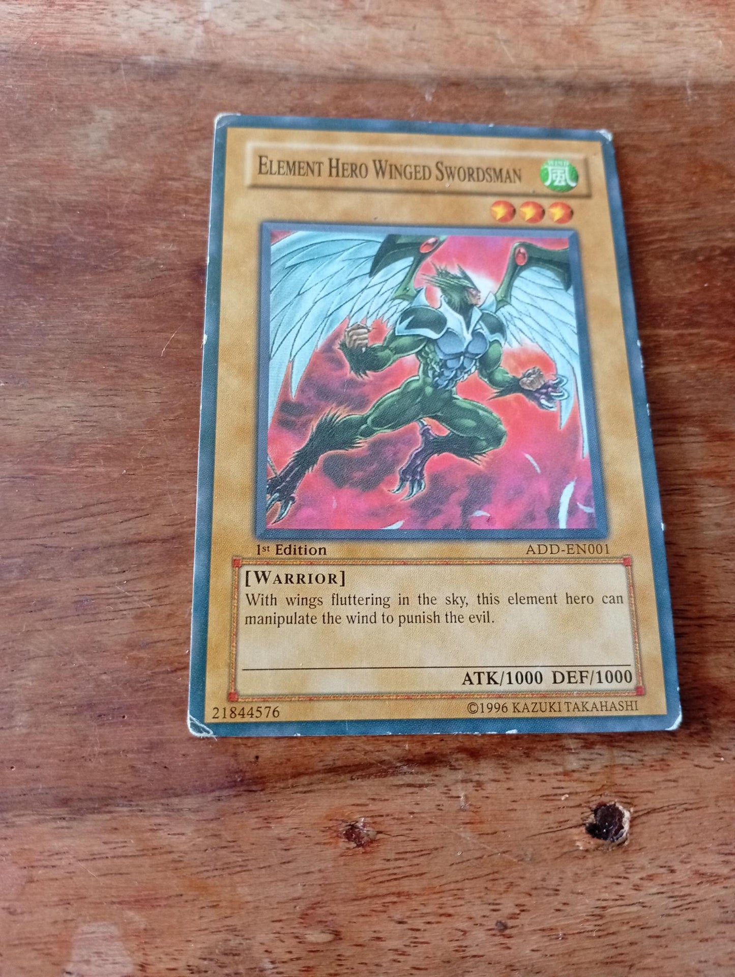 Yu-Gi-Oh! Element Hero Winged Swordsman EN-001