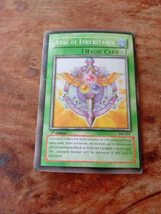 Yu-Gi-Oh! Seal Of Inheritance MR-036