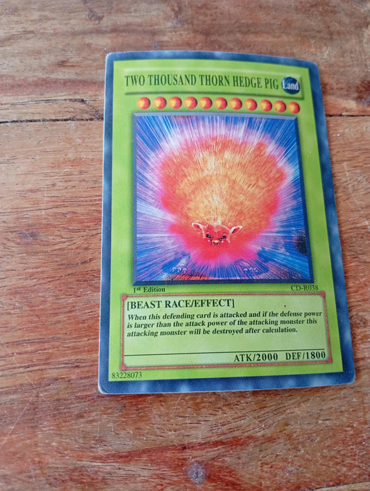 Yu-Gi-Oh! Two Thousand Thorn Hedge Pig CD-R038
