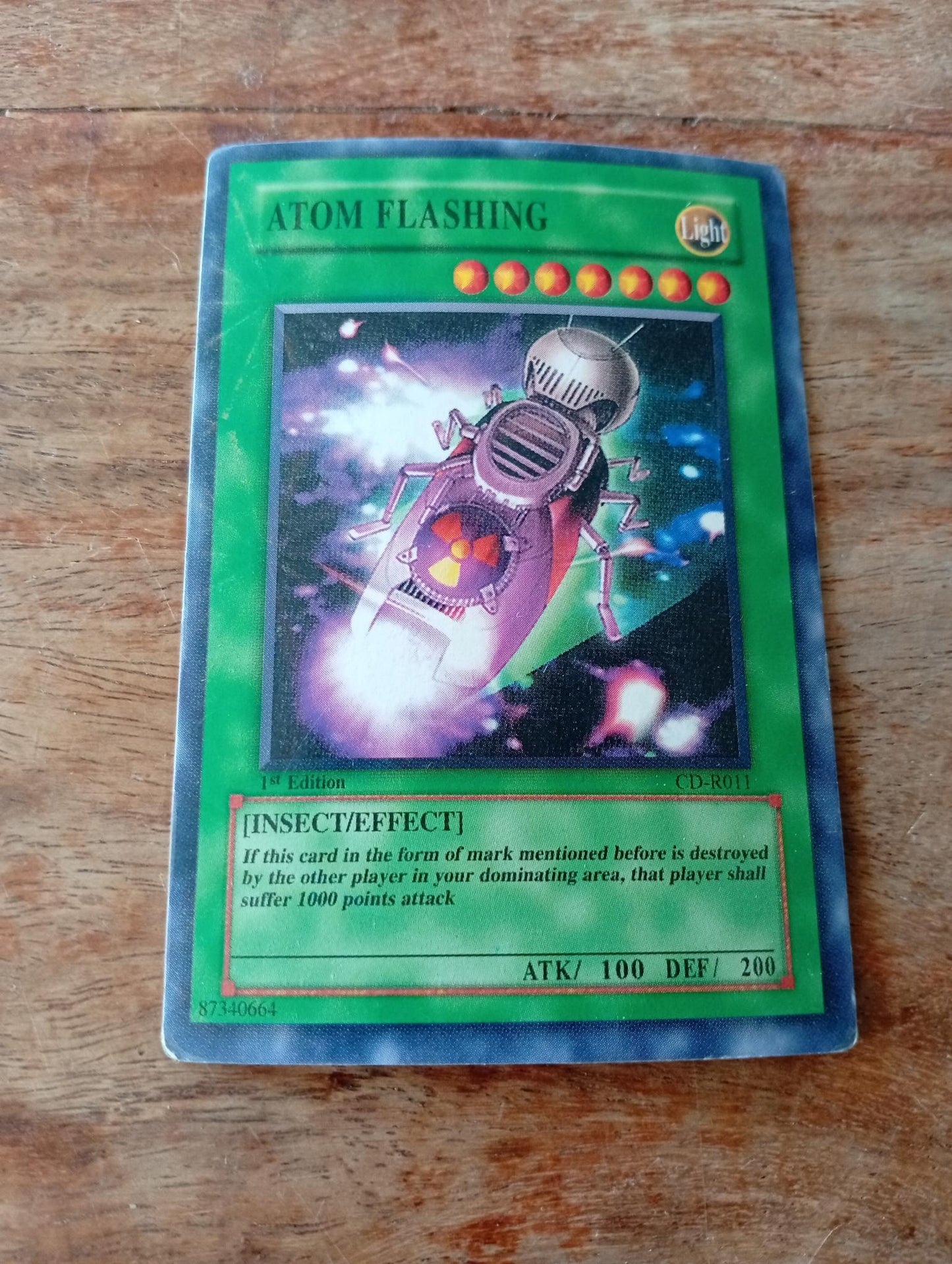 Yu-Gi-Oh! Atomic Flashing CD-R011