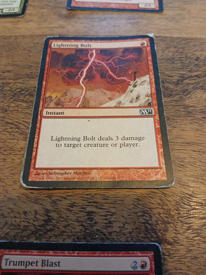 Magic the Gathering Lightning Bolt Magic M11 2011