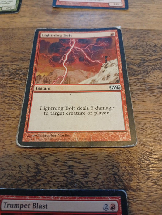 Magic the Gathering Lightning Bolt Magic M11 2011