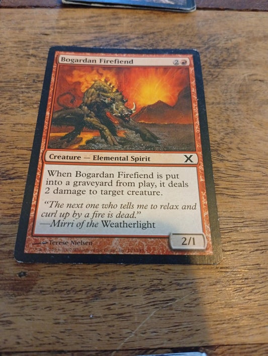 Magic The Gathering Bogardan Firefiend 1997