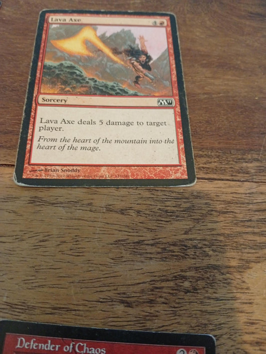 Magic The Gathering Lava Axe 2011