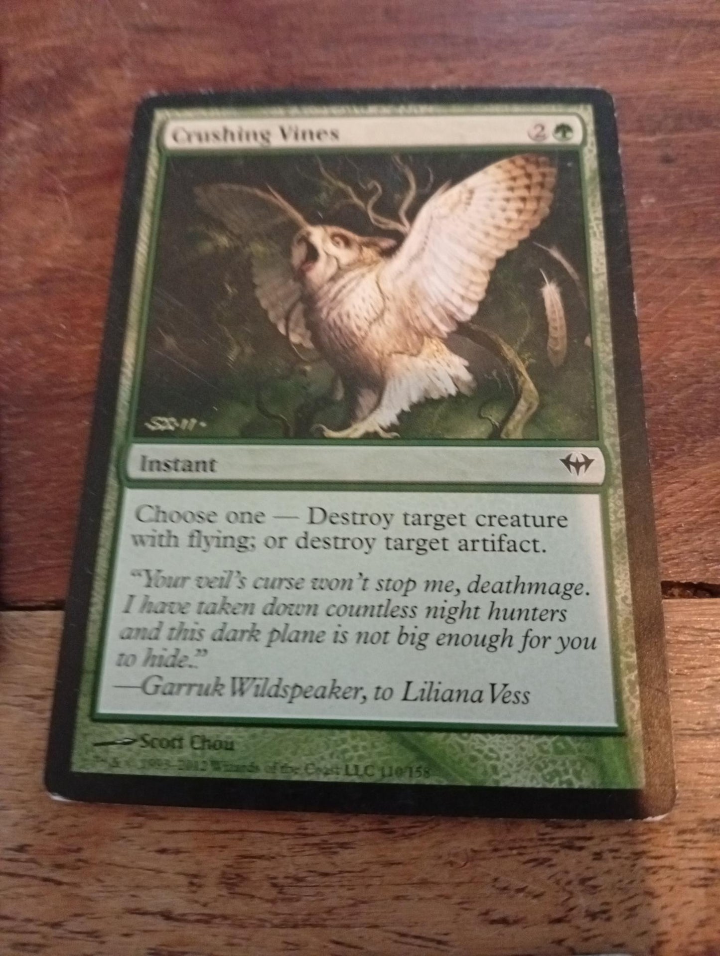 Magic The Gathering Crushing Vines 110
