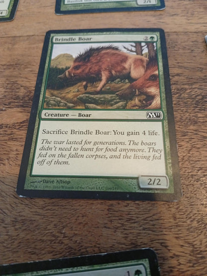 Magic The Gathering Brindle Boar #166 2011
