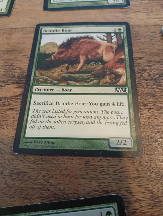 Magic The Gathering Brindle Boar #166 2011