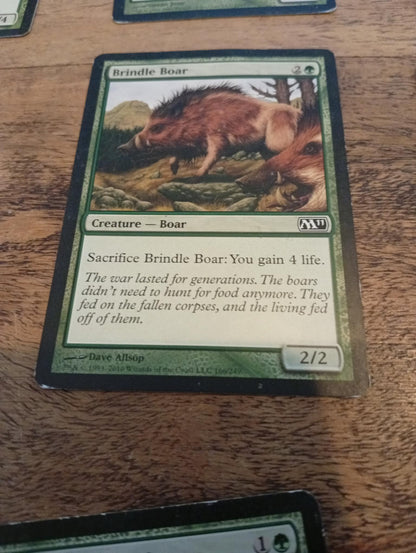 Magic The Gathering Brindle Boar #166 2011