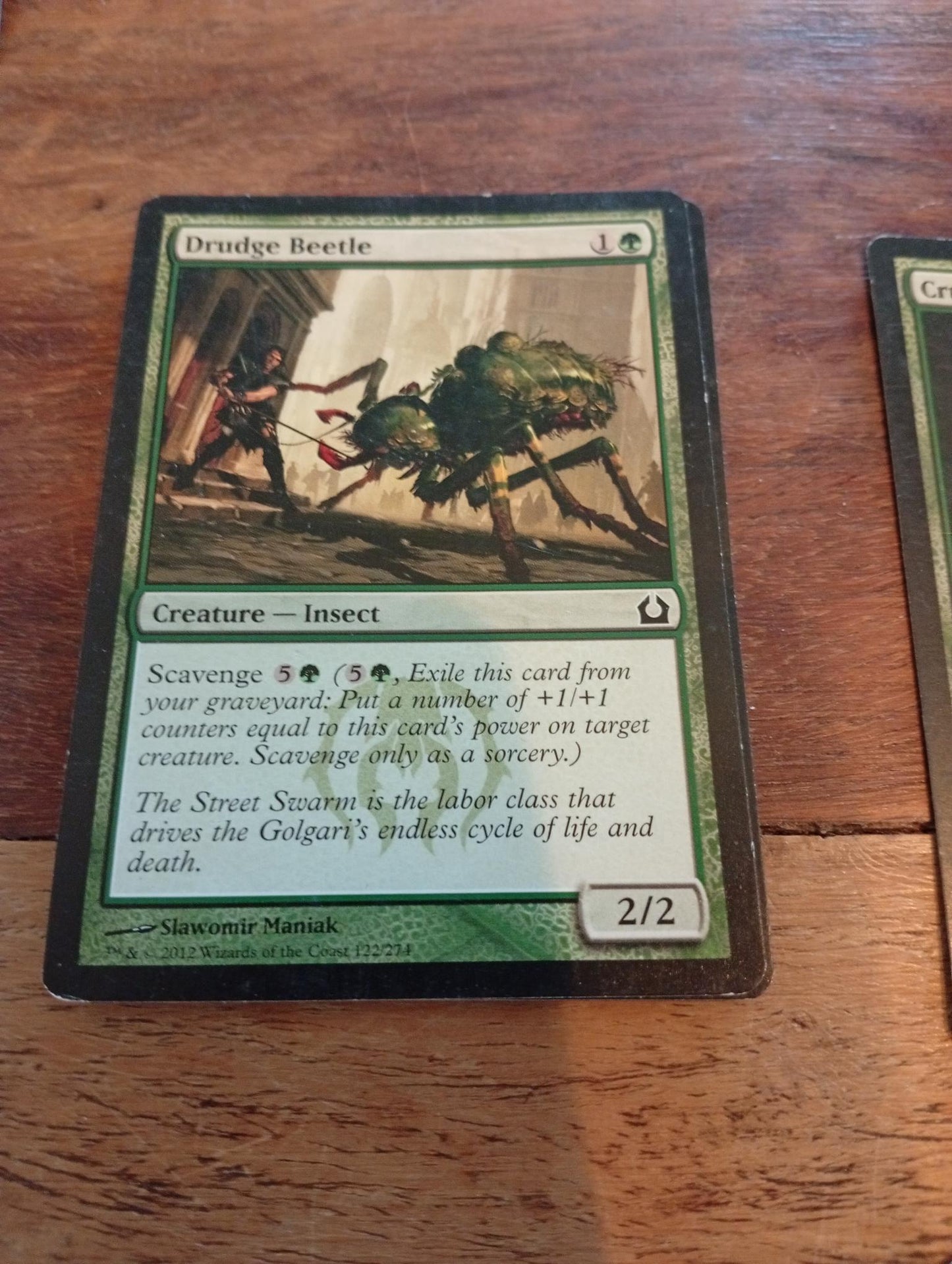 Magic The Gathering Drudge Beetle #122