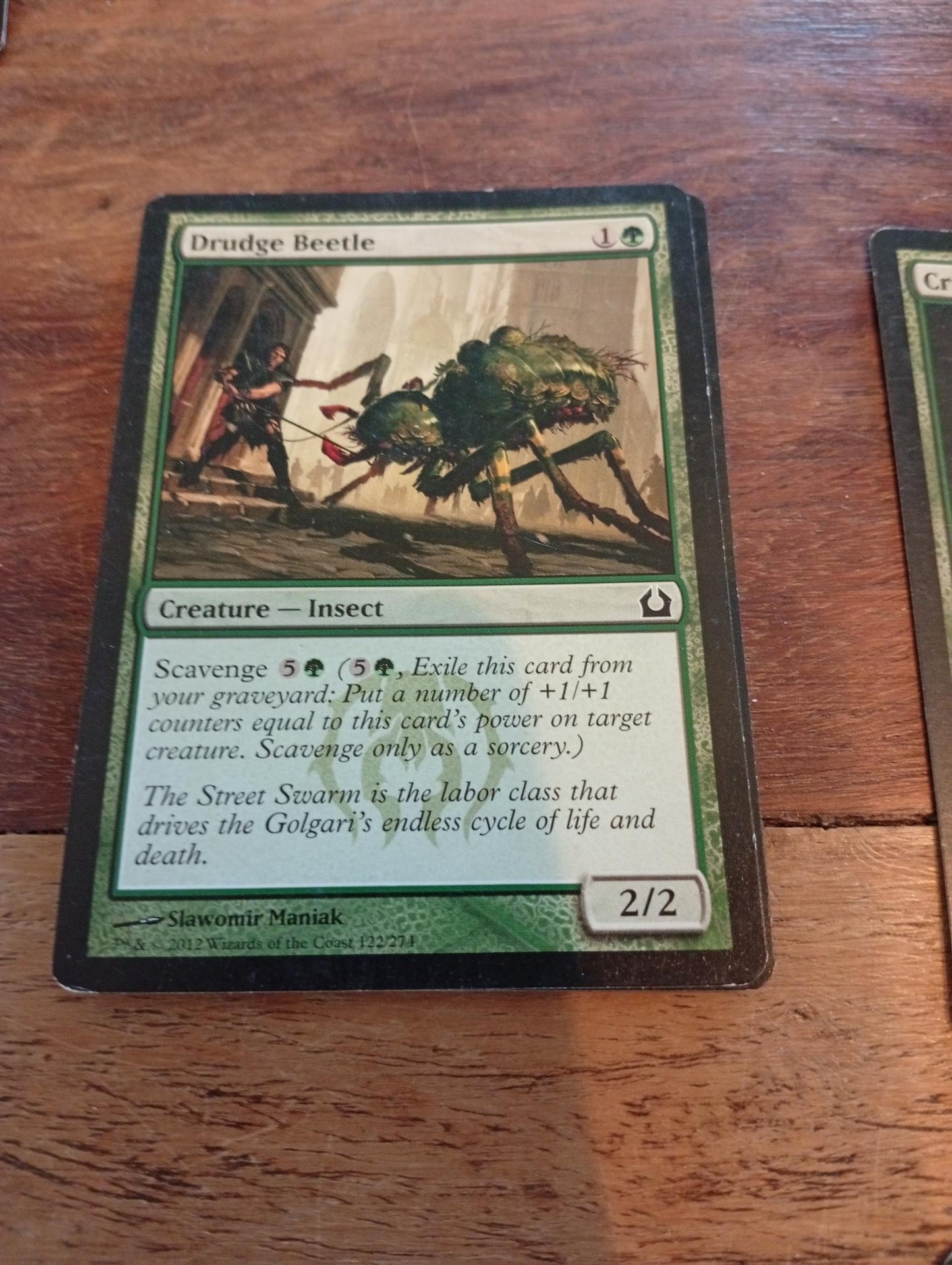 Magic The Gathering Drudge Beetle #122