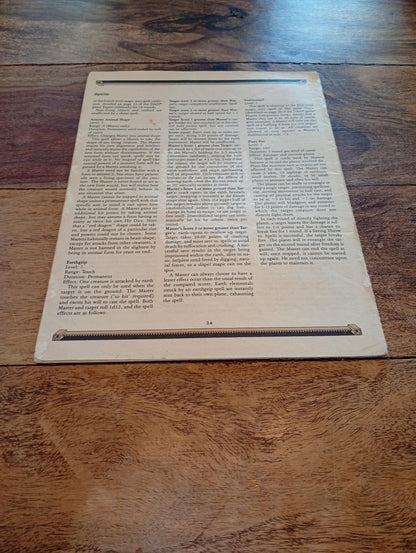 Gazetteer The Five Shires Booklet TSR 9232 GAZ8 1990