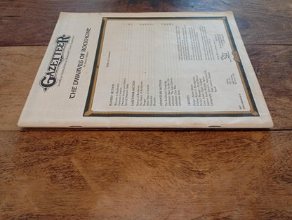 Gazetteer The Dwarves of Rockhome GAZ6 Booklet TSR 9227 D&D 1988