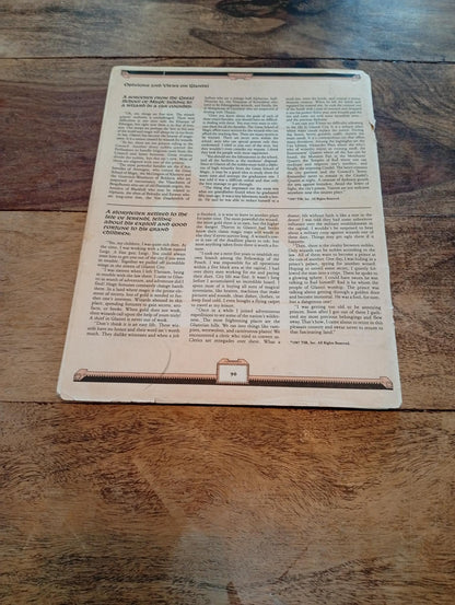 Gazetteer The Principalities of Glantri GAZ3 Booklet TSR 9208 D&D 1987