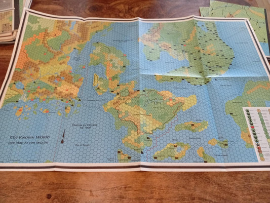 D&D Wrath of the Immortals Map Only! TSR 1992