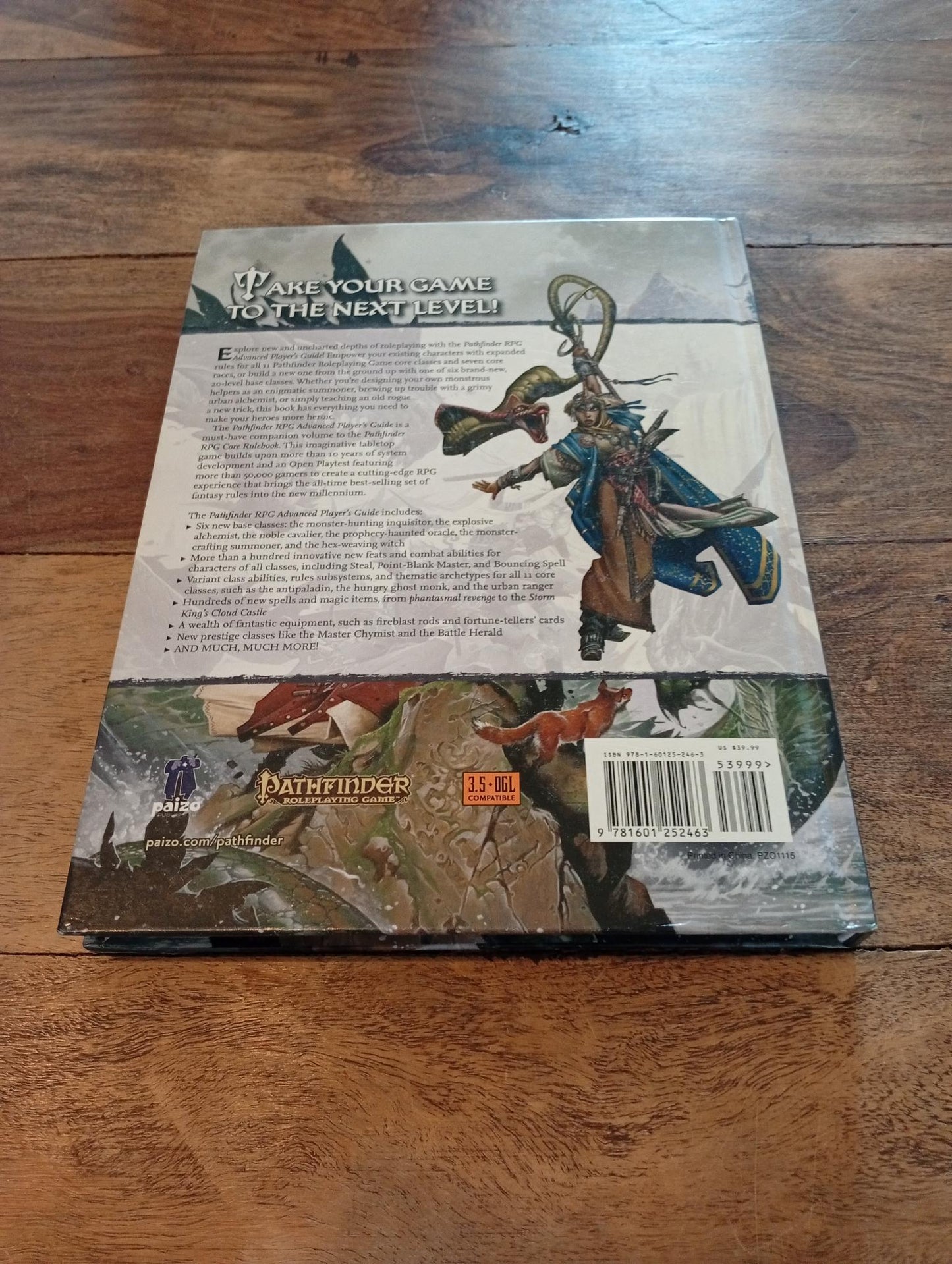 Pathfinder Advanced Players Guide Hardcover PZO1115 Paizo Publishing 2010