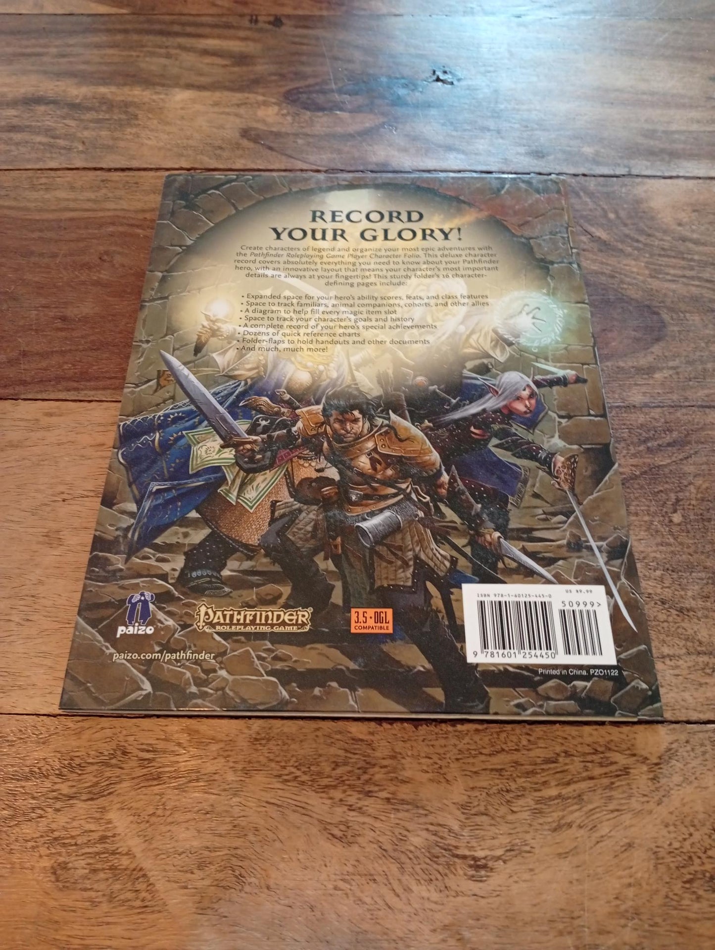 Pathfinder Player Character Folio PZO1122 Paizo Publishing 2012