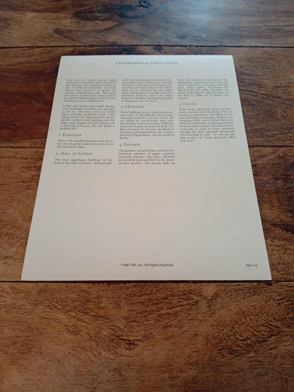 Dragonlance Time of the Dragon TSR 1050 Card AD&D 1993