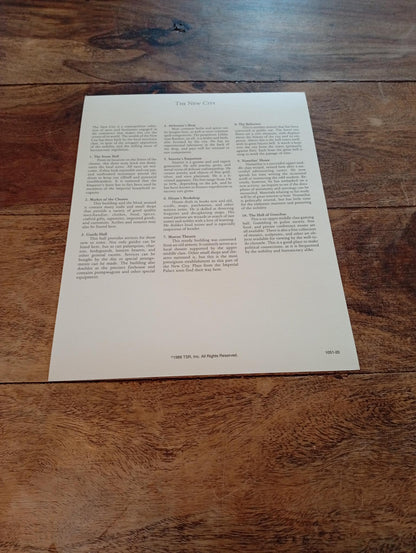 Dragonlance Time of the Dragon TSR 1050 Card AD&D 1993