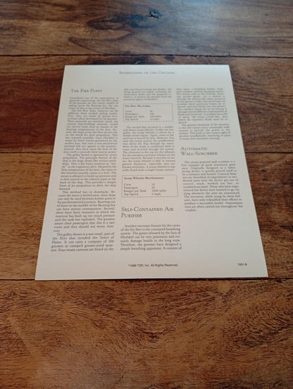 Dragonlance Time of the Dragon TSR 1050 Card AD&D 1993
