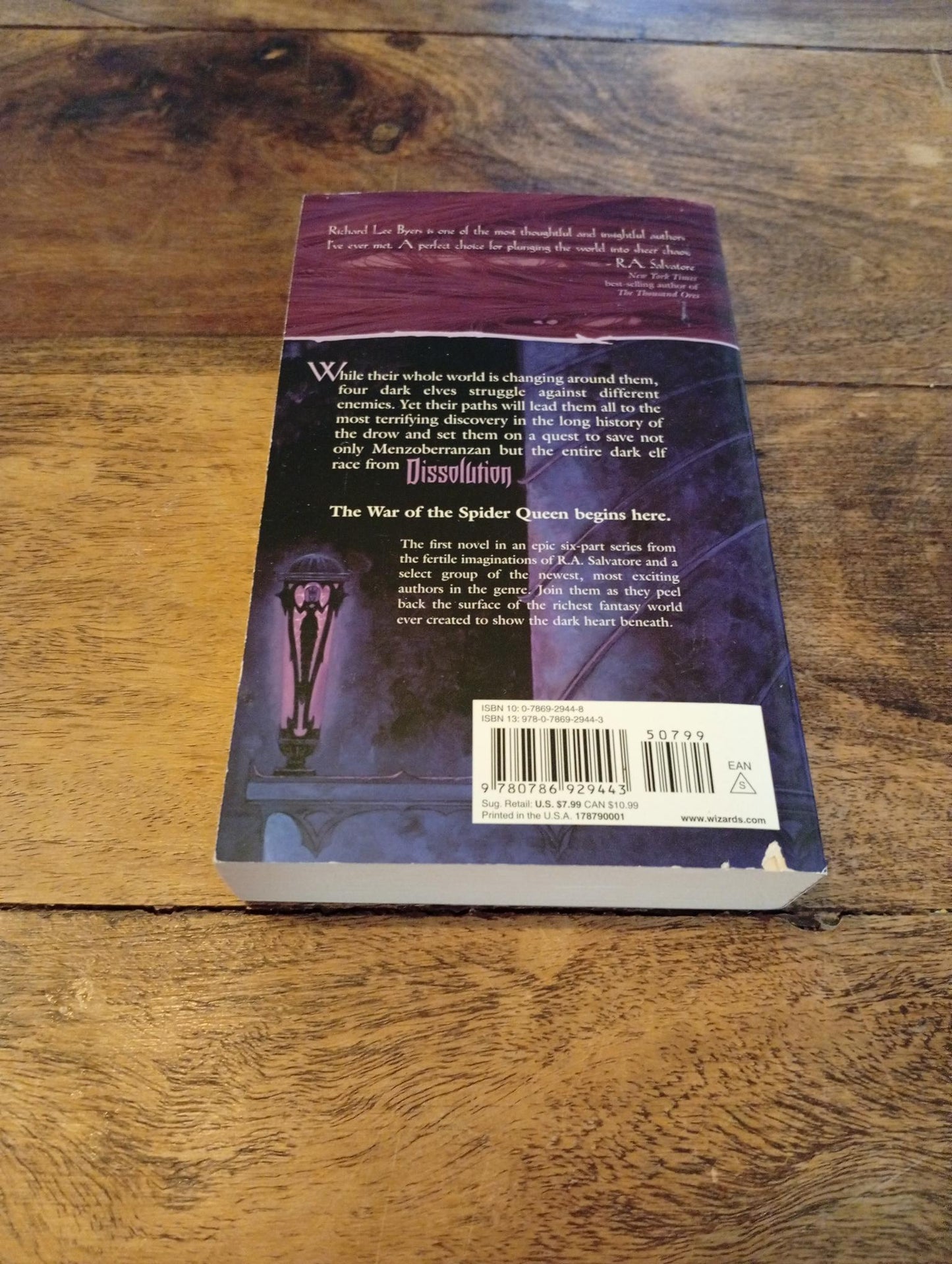 Forgotten Realms Dissolution War of the Spider Queen #1 Wizards of the Coast 2002