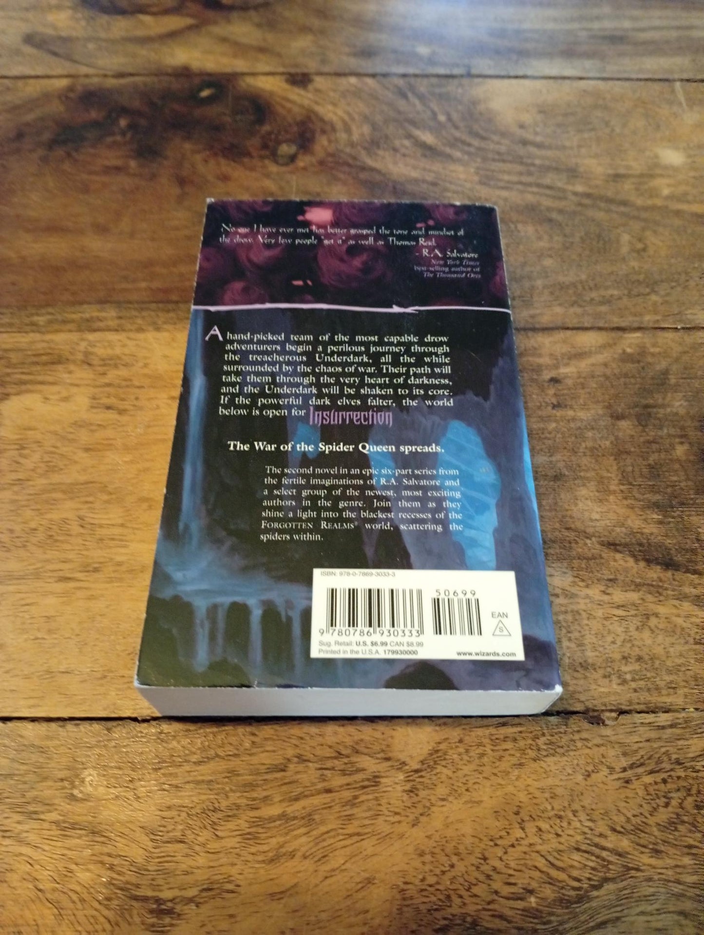 Forgotten Realms Insurrection War of the Spider Queen #2 Wizards of the Coast 2002